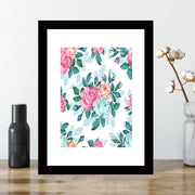 Quadro Decorativo MDF Emoldurado - Arte Multicolor 24x29cm com Moldura de Madeira 2cm