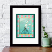 Quadro Decorativo MDF Emoldurado - Arte Multicolor 24x29cm com Moldura de Madeira 2cm