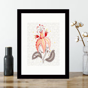 Quadro Decorativo MDF Emoldurado - Arte Multicolor 24x29cm com Moldura de Madeira 2cm