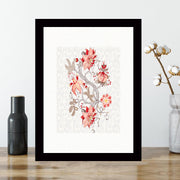 Quadro Decorativo MDF Emoldurado - Arte Multicolor 24x29cm com Moldura de Madeira 2cm