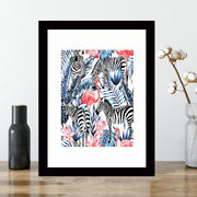 Quadro Decorativo MDF Emoldurado - Arte Multicolor 24x29cm com Moldura de Madeira 2cm