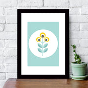 Quadro Decorativo MDF Emoldurado - Arte Multicolor 24x29cm com Moldura de Madeira 2cm