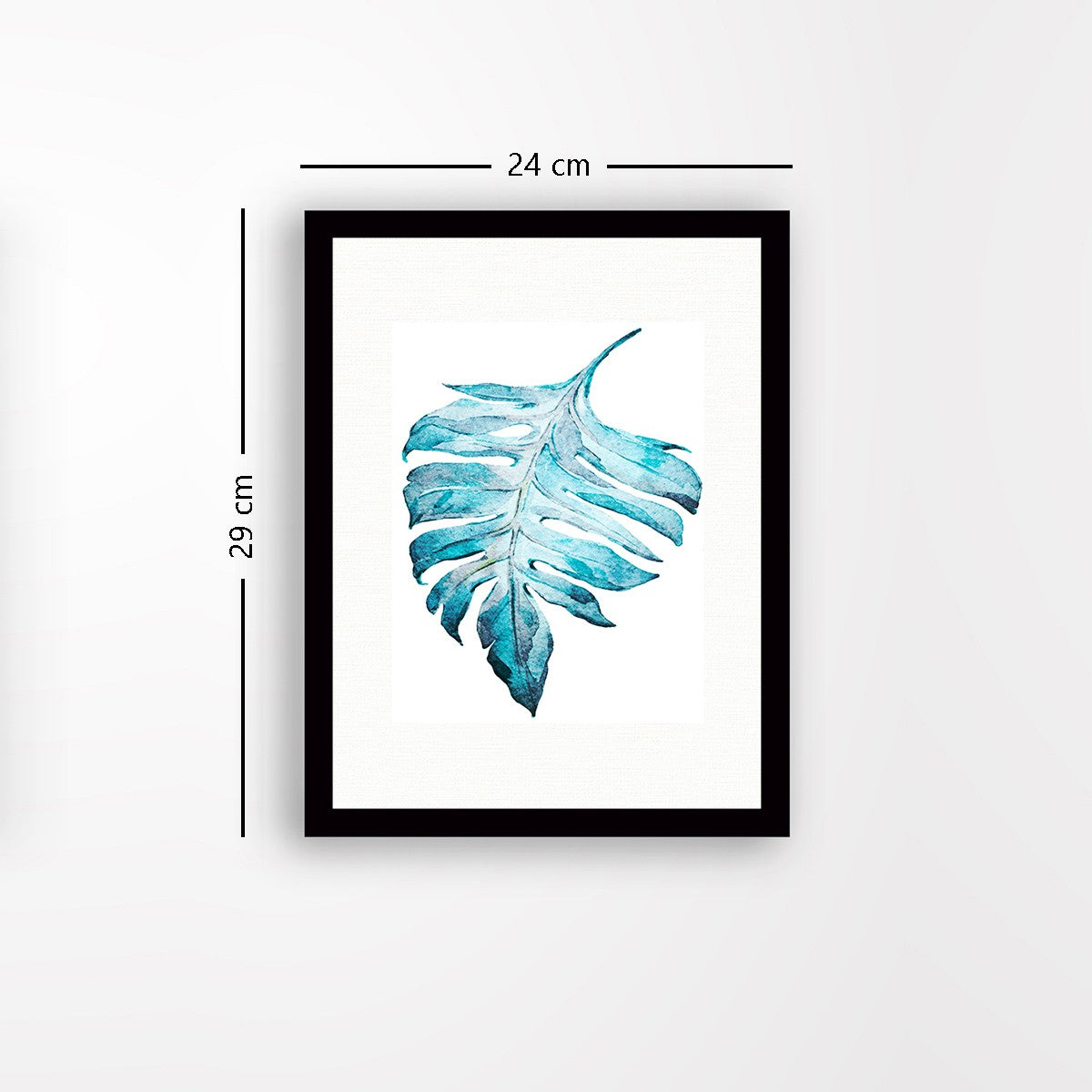 Quadro Decorativo MDF Emoldurado - Arte Multicolor 24x29cm com Moldura de Madeira 2cm