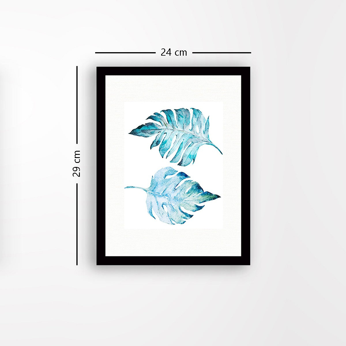 Quadro Decorativo MDF Emoldurado - Arte Multicolor 24x29cm com Moldura de Madeira 2cm