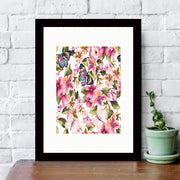 Quadro Decorativo MDF Emoldurado - Arte Multicolor 24x29cm com Moldura de Madeira 2cm