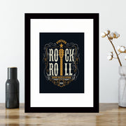 Quadro Decorativo MDF Emoldurado - Arte Multicolor 24x29cm com Moldura de Madeira 2cm