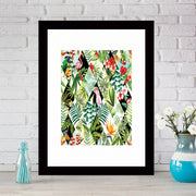 Quadro Decorativo MDF Emoldurado - Arte Multicolor 24x29cm com Moldura de Madeira 2cm