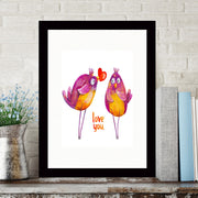 Quadro Decorativo MDF Emoldurado - Arte Multicolor 24x29cm com Moldura de Madeira 2cm