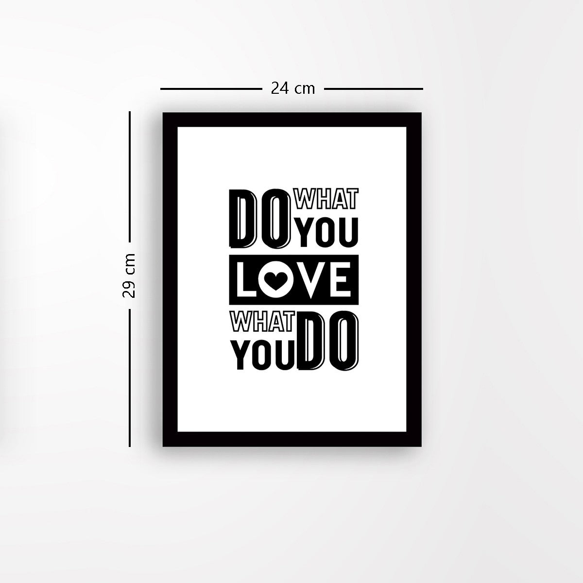 Quadro Decorativo MDF Emoldurado - Arte Multicolor 24x29cm com Moldura de Madeira 2cm