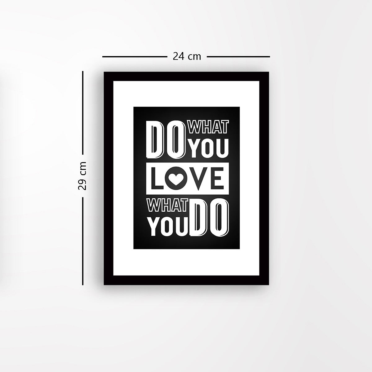 Quadro Decorativo MDF Emoldurado - Arte Multicolor 24x29cm com Moldura de Madeira 2cm