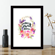 Quadro Decorativo MDF Emoldurado - Arte Multicolor 24x29cm com Moldura de Madeira 2cm