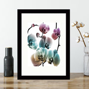 Quadro Decorativo MDF Emoldurado - Arte Multicolor 24x29cm com Moldura de Madeira 2cm