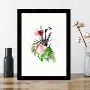 Quadro Decorativo MDF Emoldurado - Arte Multicolor 24x29cm com Moldura de Madeira 2cm