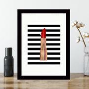 Quadro Decorativo MDF Emoldurado - Arte Multicolor 24x29cm com Moldura de Madeira 2cm