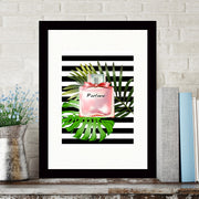 Quadro Decorativo MDF Emoldurado - Arte Multicolor 24x29cm com Moldura de Madeira 2cm