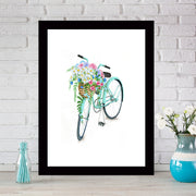 Quadro Decorativo MDF Emoldurado - Arte Multicolor 24x29cm com Moldura de Madeira 2cm