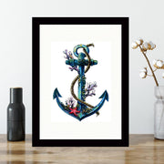 Quadro Decorativo MDF Emoldurado - Arte Multicolor 24x29cm com Moldura de Madeira 2cm