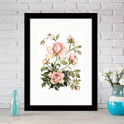 Quadro Decorativo MDF Emoldurado - Arte Multicolor 24x29cm com Moldura de Madeira 2cm