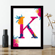 Quadro Decorativo MDF Emoldurado - Arte Multicolor 24x29cm com Moldura de Madeira 2cm