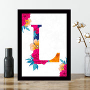 Quadro Decorativo MDF Emoldurado - Arte Multicolor 24x29cm com Moldura de Madeira 2cm