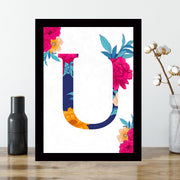 Quadro Decorativo MDF Emoldurado - Arte Multicolor 24x29cm com Moldura de Madeira 2cm