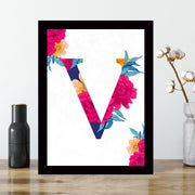 Quadro Decorativo MDF Emoldurado - Arte Multicolor 24x29cm com Moldura de Madeira 2cm