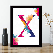 Quadro Decorativo MDF Emoldurado - Arte Multicolor 24x29cm com Moldura de Madeira 2cm