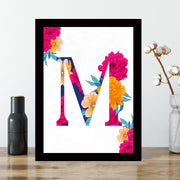 Quadro Decorativo MDF Emoldurado - Arte Multicolor 24x29cm com Moldura de Madeira 2cm