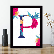 Quadro Decorativo MDF Emoldurado - Arte Multicolor 24x29cm com Moldura de Madeira 2cm