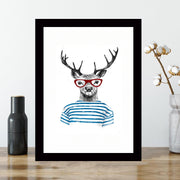 Quadro Decorativo MDF Emoldurado - Arte Multicolor 24x29cm com Moldura de Madeira 2cm