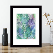 Quadro Decorativo MDF Emoldurado - Arte Multicolor 24x29cm com Moldura de Madeira 2cm