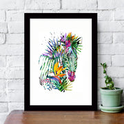 Quadro Decorativo MDF Emoldurado - Arte Multicolor 24x29cm com Moldura de Madeira 2cm