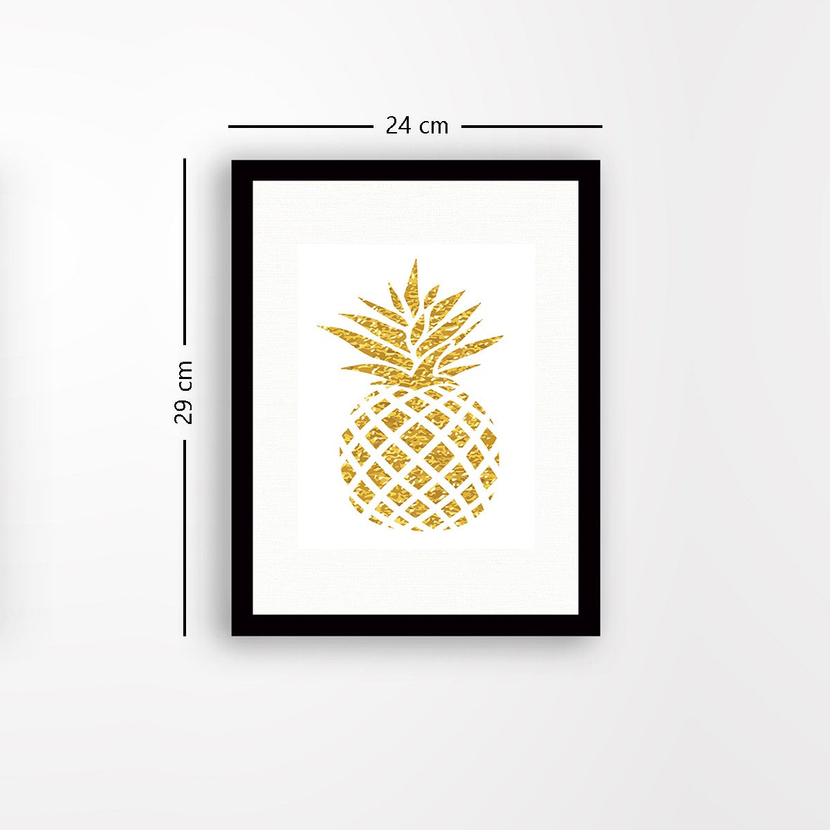 Quadro Decorativo MDF Emoldurado - Arte Multicolor 24x29cm com Moldura de Madeira 2cm