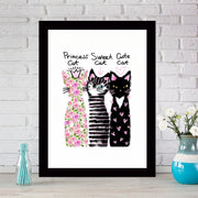 Quadro Decorativo MDF Emoldurado - Arte Multicolor 24x29cm com Moldura de Madeira 2cm