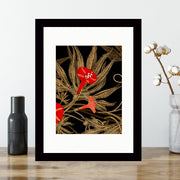 Quadro Decorativo MDF Emoldurado - Arte Multicolor 24x29cm com Moldura de Madeira 2cm