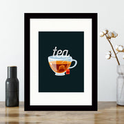 Quadro Decorativo MDF Emoldurado - Arte Multicolor 24x29cm com Moldura de Madeira 2cm