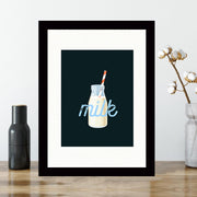 Quadro Decorativo MDF Emoldurado - Arte Multicolor 24x29cm com Moldura de Madeira 2cm