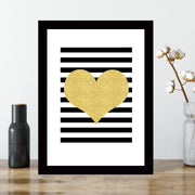 Quadro Decorativo MDF Emoldurado - Arte Multicolor 24x29cm com Moldura de Madeira 2cm