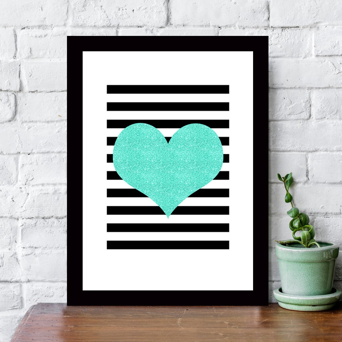 Quadro Decorativo MDF Emoldurado - Arte Multicolor 24x29cm com Moldura de Madeira 2cm