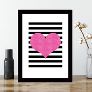 Quadro Decorativo MDF Emoldurado - Arte Multicolor 24x29cm com Moldura de Madeira 2cm