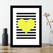 Quadro Decorativo MDF Emoldurado - Arte Multicolor 24x29cm com Moldura de Madeira 2cm