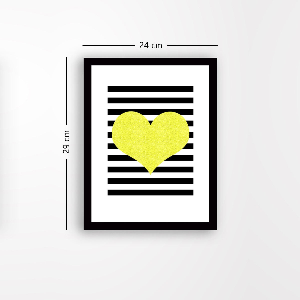 Quadro Decorativo MDF Emoldurado - Arte Multicolor 24x29cm com Moldura de Madeira 2cm