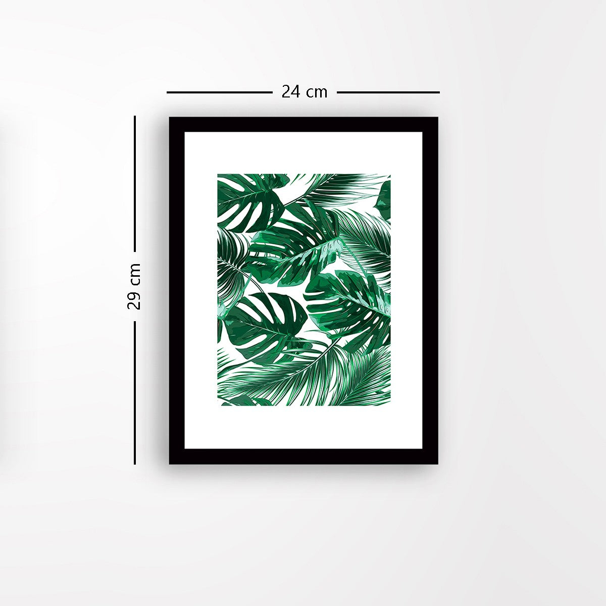 Quadro Decorativo MDF Emoldurado - Arte Multicolor 24x29cm com Moldura de Madeira 2cm