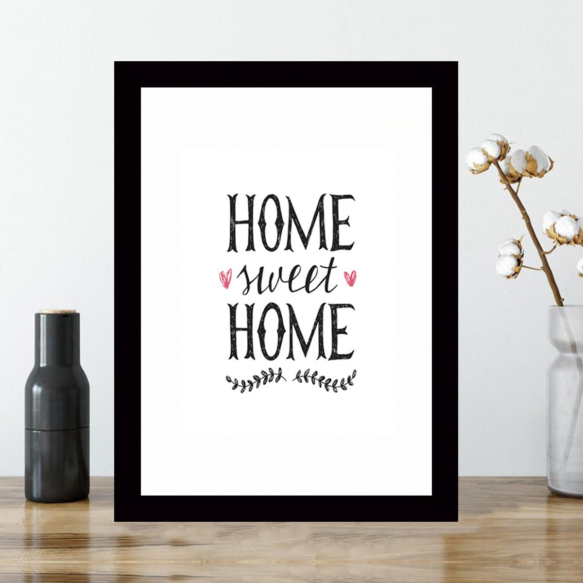 Quadro Decorativo MDF Emoldurado - Arte Multicolor 24x29cm com Moldura de Madeira 2cm