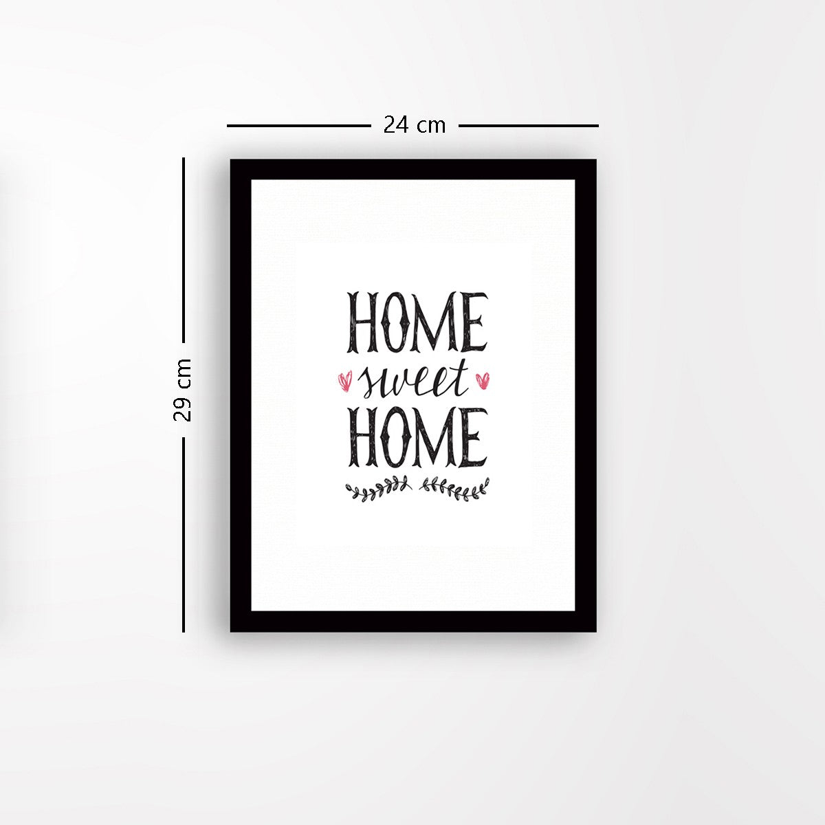 Quadro Decorativo MDF Emoldurado - Arte Multicolor 24x29cm com Moldura de Madeira 2cm