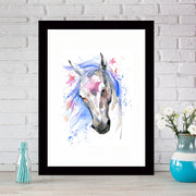 Quadro Decorativo MDF Emoldurado - Arte Multicolor 24x29cm com Moldura de Madeira 2cm