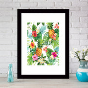 Quadro Decorativo MDF Emoldurado - Arte Multicolor 24x29cm com Moldura de Madeira 2cm