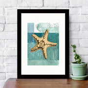 Quadro Decorativo MDF Emoldurado - Arte Multicolor 24x29cm com Moldura de Madeira 2cm