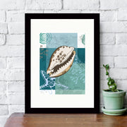 Quadro Decorativo MDF Emoldurado - Arte Multicolor 24x29cm com Moldura de Madeira 2cm