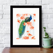 Quadro Decorativo MDF Emoldurado - Arte Multicolor 24x29cm com Moldura de Madeira 2cm